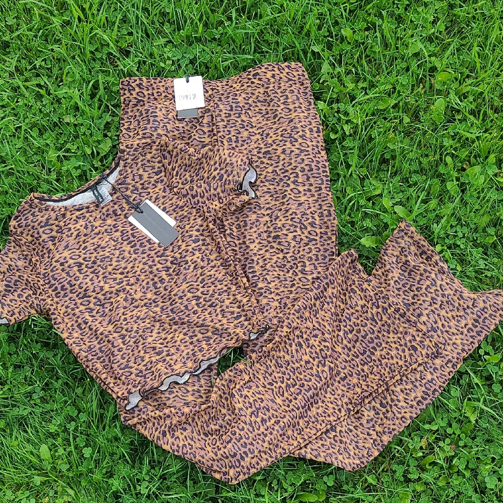 Kendall & Kylie Leopard Print Swim Coverup